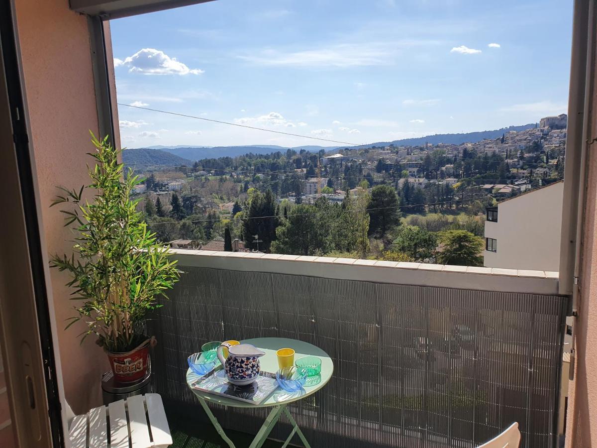 La Vue Du Chateau - Tout Confort Apartment Greoux-les-Bains Bagian luar foto